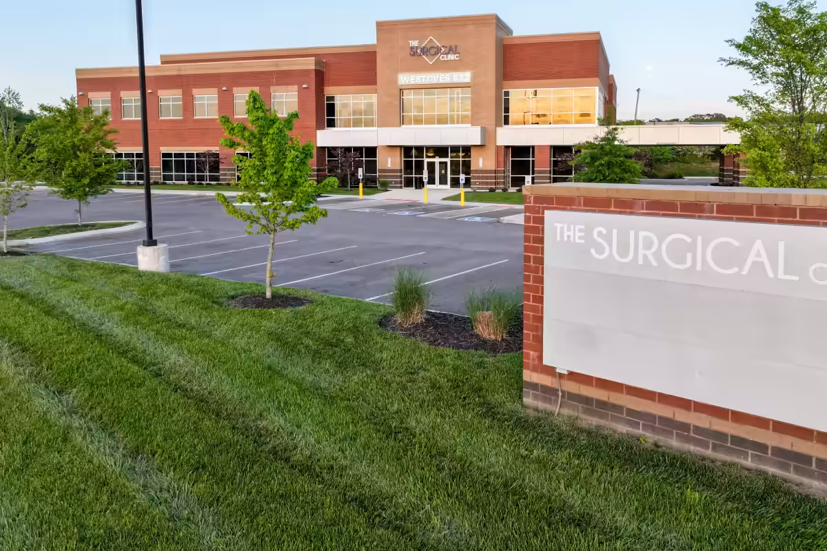 Fresh mowing stripes at The Surgical Clinic